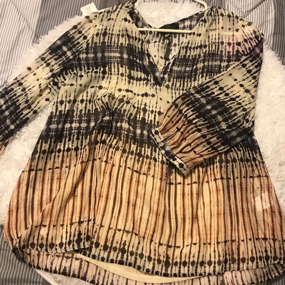 Rose and Olive Blouse - Picture 1 of 1